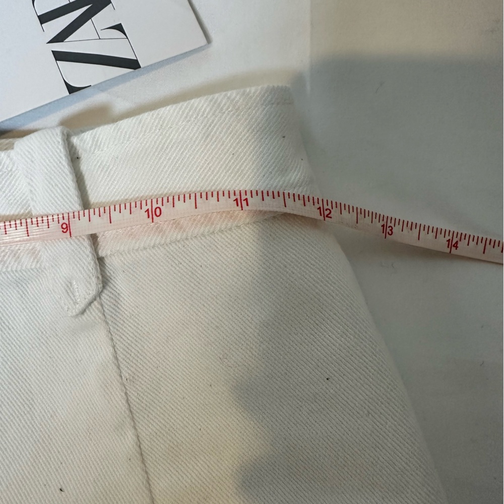 Zara NWT Shorts with gold buttons - Picture 7 of 7